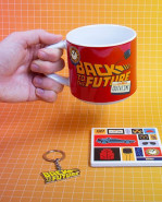 Back to the Future Mug, Coaster and klúčenka Set Out a Time
